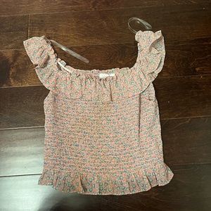 Ruffle tank top